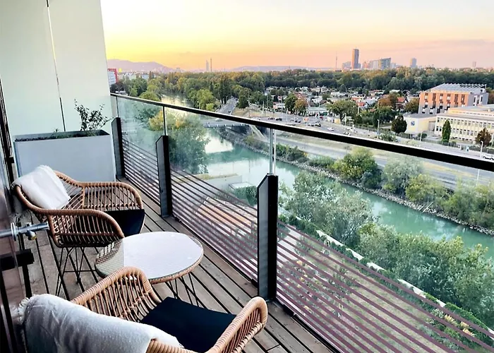 Sunrise Above Sky With Rooftop Pool